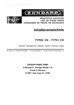 Ersatzteilkatalog KS 100 - Typ514-320 Typ518